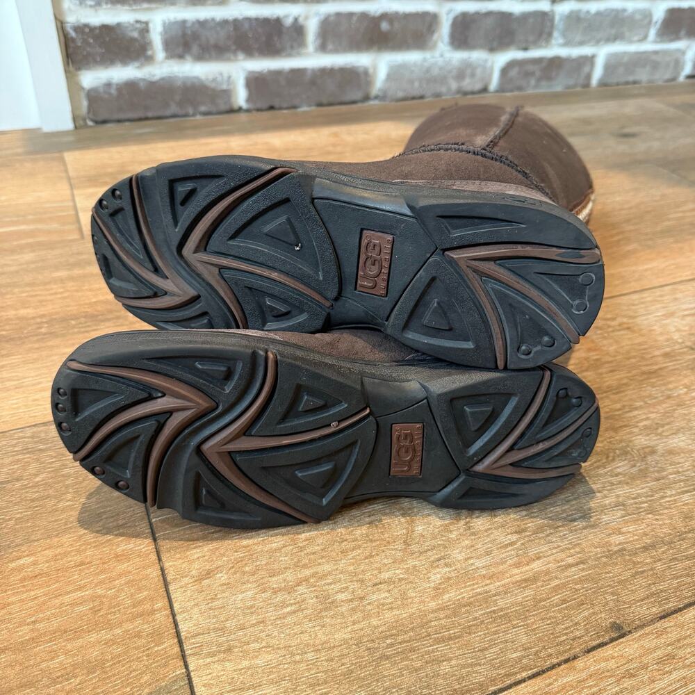 Ugg Women's Classic Chocolate Brown Tall Boots Size 7 - Picture 7 of 9